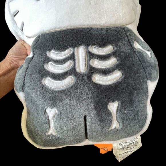 Hello Kitty Skeleton Pillow Halloween Plush White Gray Soft New with Tags - Picture 16 of 16